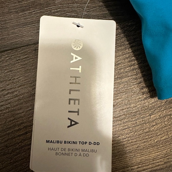 Blue Athleta Malibu Bikini Top D-DD - Picture 4 of 4